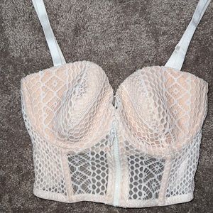 Victoria’s Secret front zip Corset